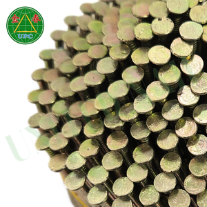 Clavos de bobina de alambre de 15 grados 3 "x 0.120 4500 piezas con cabeza a cuadros de vástago suave para pistola de clavos neumática para fabricación de paletas de madera - Product Image 2