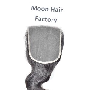 Nouveau produit en gros de qualité indienne fermeture 5*5 Extensions Bodywave Texture soyeuse douce longue pour cheveux humains disponibles à la vente - Product Image 1