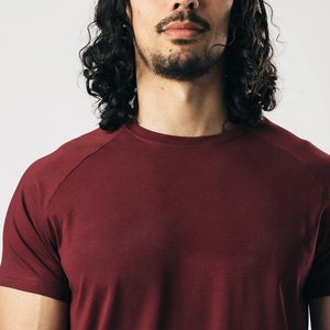 Customize Polyester 30% Cotton 65% Spandex 5% Muscle Tee New Fashion Lifestyle <b>white</b> T <b>Shirt</b> Wholesale - Product Image 2