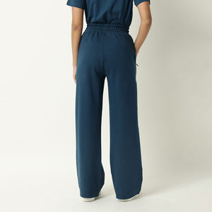 Pantalons de jogging pour femmes en molleton français décontracté sur mesure, coupe ample, jambe droite, pantalon large, pantalon de survêtement - Product Image 5