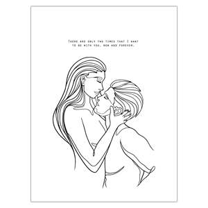 Juego de 3 impresiones artísticas de Madeleine Line-Art - Product Image 2