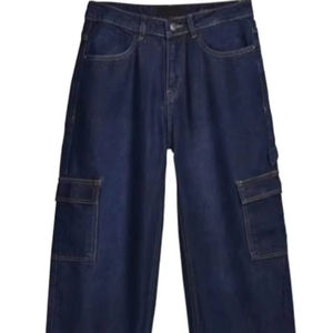 <b>High</b> Quality Customizable Canvas Denim <b>Jeans</b> Mid <b>Waist</b> Casual Cargo <b>Shorts</b> Embroidery Logo Waterproof Knitted Fabric Custom - Product Image 1