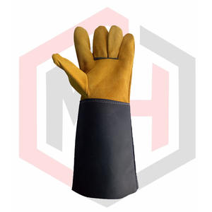 Gants en cuir de vachette Gants de travail Gants de soudage de sécurité en cuir - Product Image 3
