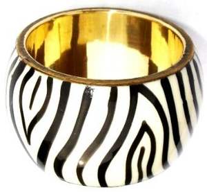 Artisanal Multi-Colour Enamel Printed Napkin <b>Rings</b> Handcrafted <b>Metal</b> Brass Wedding Table Decor <b>for</b> Parties Wholesale Giftware - Product Image 6