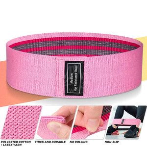 Bandas de ejercicio circulares de cadera de neopreno ecológicas elásticas antideslizantes de diseño único al por mayor - Product Image 4