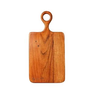 Tabla de Cortar de Madera de Mango Hecha a Mano con Mango para Cocina, Tabla de Cortar Rectangular para Verduras - Product Image 4