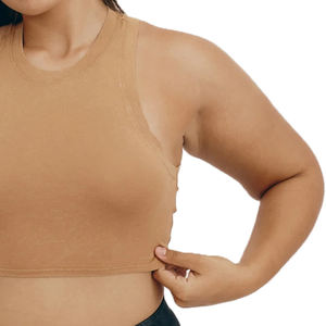 Débardeur à col rond en tissu de coton pour femmes prix usine bonne qualité été haut court décontracté nouveau look t-shirt - Product Image 5