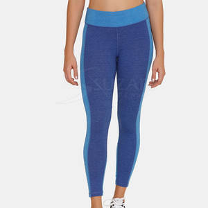 Leggings Deportivos de Alta Calidad para Mujer, Talla XL Personalizada, Cintura Media Elástica, Sin Costuras, Elásticos, de Spandex, con Estampado Sólido, de Secado Rápido - Product Image 1
