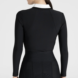 Camisa ecuestre de primera calidad, ropa personalizada ligera favorecedora, venta al por mayor a granel, ropa interior para montar a caballo, camisetas para mujer - Product Image 4