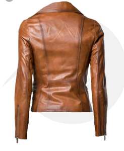 latest style Women leather Jacket Breathable Anti-Wrinkle Waterproof Eco-Friendly Premium Quality Lightweight women jacket - Product Image 6