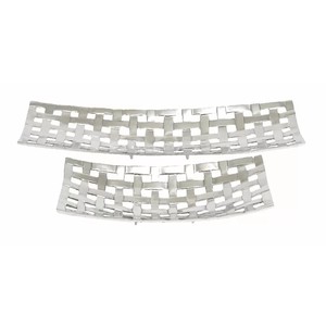 Bandeja de aluminio ecológica de lujo moderna, bandeja Rectangular niquelada para servir alimentos para el hogar, Hotel, cocina, plato de arroz para servir - Product Image 1