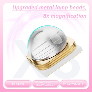 Pink <strong>Portable</strong> Cute Handheld Rechargeable Cat's Paw Shape 3W Nail Salon Led <strong>UV</strong> Nail Art <strong>Machine</strong> Nail <strong>Lamp</strong> - Product Image 5