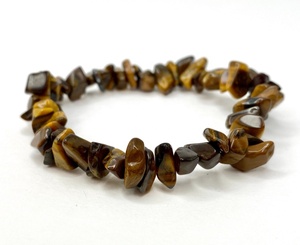 Vente en gros d'Oeil de Tigre Personnalisé Puces Pierre Cristal Bracelets Pierres Précieuses Bracelets Unisexe Naturel Amour Folklorique Mariage Art Style Cadeaux - Product Image 3