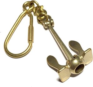 Nhà Máy Trực Tiếp Cung Cấp Thủy Tinh Hải Lý Móc Chìa Khóa Chất Lượng Cao Brass <span class=keywords><strong>Key</strong></span> Chủ Cho Mục Đích Quà Tặng Phụ Kiện Hải Lý - Product Image 3