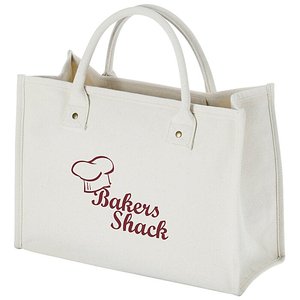 Solid Color Cotton <b>Canvas</b> <b>Tote</b> Bag 10.5x14 Inch Reusable Durable Dual Handles Custom Printed Logo OEM/ODM - Product Image 1