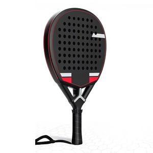 Raqueta de Pádel Personalizada de Carbono 24K de Máximo Rendimiento, Marco de Fibra de Carbono, Textura 3D de Diamante, Empuñadura de EVA Impermeable para Entrenamiento - Product Image 1