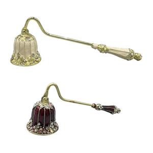 Durable metal <b>candle</b> snuffer designed for safe flame management adding gentle sophistication to softly illuminated rooms - Product Image 2