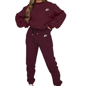 Conjuntos Deportivos de Sudadera y Pantalones de Felpa de Algodón Unisex Personalizados, Venta al por Mayor B2B, Ropa Deportiva de Corte Holgado, Fabricante de Marca Privada OEM - Product Image 1
