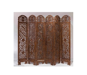 Affordable Wooden Modern Quality Handcrafted Wooden <b>Divider</b> Wall Separator Premium Designer Middle Unit for Home Decoration - Product Image 2