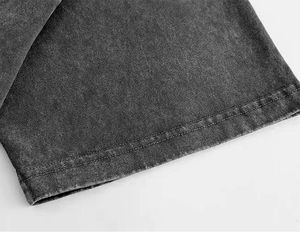 เสื้อยืดผ้าฝ้ายฟอกสีกรดสำหรับผู้ชายขนาดใหญ่พิเศษออกแบบได้ตามต้องการลายพระอาทิตย์จาง220กรัม100% ถักแบบถักทอ - Product Image 6