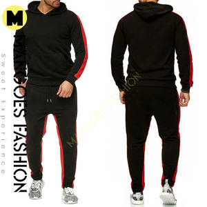 Conjunto de chándal para correr para hombre de dos piezas personalizado al por mayor, sudaderas con capucha y sudaderas de lana de gran tamaño, suministro de fabricante de ropa de invierno - Product Image 2