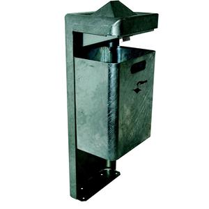 Contenitore per rifiuti -MONDO-, 35 litri, in acciaio, con coperchio - Product Image 1