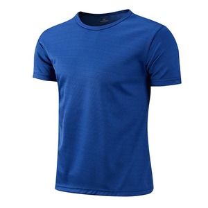 Camiseta de manga corta para hombre, camiseta informal sólida de secado rápido para gimnasio, camisetas de baloncesto, camisetas de fútbol, ropa para hombre - Product Image 1