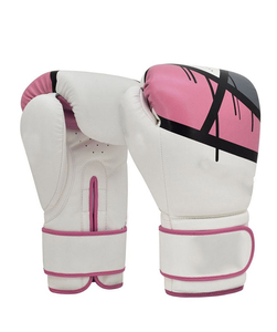Nuevos guantes de boxeo profesionales ganadores PVC dedo completo gancho Cierre de bucle embalaje personalizado MMA Thai Sparring Kick Boxing guantes - Product Image 2
