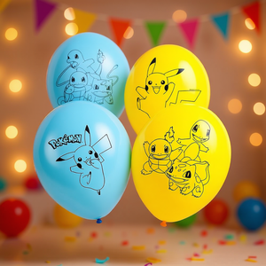 Palloncini in lattice Pokemon 27,5 cm 6 pezzi Decorazioni per feste - Product Image 3