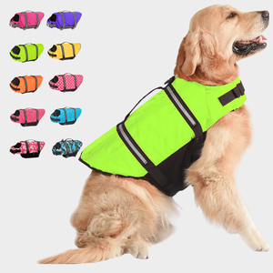 เสื้อกั๊กสุนัขขนเทียม PU สะท้อนแสงสำหรับฤดูใบไม้ผลิฤดูร้อนลายพื้นช่วยเพิ่มการมองเห็นน้ำผลิตจากวัสดุที่ยั่งยืน - Product Image 1