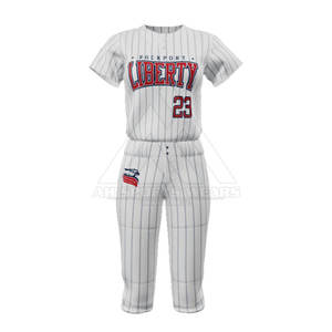 Uniforme boutonné personnalisé ensemble d'uniformes de baseball nouveau style mode conception personnalisée uniformes d'équipe de softball - Product Image 5