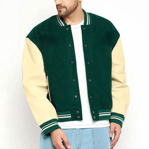 Venta al por mayor Unisex Personalizable Color Stand Collar Mangas regulares Primavera Impermeable Transpirable A Prueba de Viento Varsity Chaquetas - Product Image 6