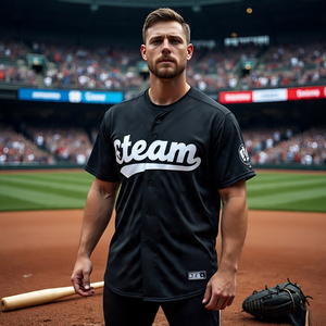 Custom Printed <b>Baseball</b> Shirts | <b>Baseball</b> Jersey | Full Button Jerseys Shirt Casual <b>Tee</b> Tshirt for Men - Product Image 3