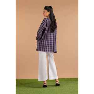 Tunique en fil teint pour femmes KJ-43024-A, pull confortable et élégant - Product Image 4