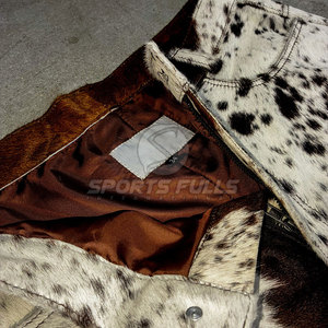 Pantalones cortos de piel auténtica con diseño de pelo para hombre, informales, de alta calidad, de secado rápido, personalizables, de gama alta - Product Image 5