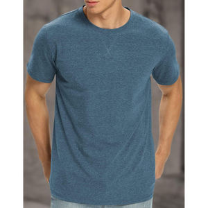 Camiseta Lisa al por Mayor, Personalizable, de Poliéster y Algodón, Cuello Redondo, Tejido Ultra Suave, para Hombre - Product Image 2