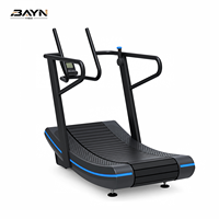 Tapis de course manuel BN à intensité élevée et courbé pour salle de sport, studio de fitness fonctionnel et usage commercial