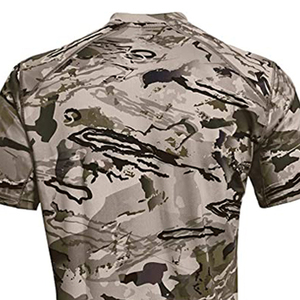 Camisa táctica de camuflaje de manga corta para hombre, camiseta de combate de secado rápido, camisetas de camuflaje para exteriores, senderismo y caza - Product Image 6