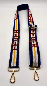 Game Day Purse Strap, Custom Game Day Beaded Strap Game Day Beaded <b>Bag</b> Strap <b>Football</b> Beaded <b>Bag</b> Strap Custom Purse - Product Image 6