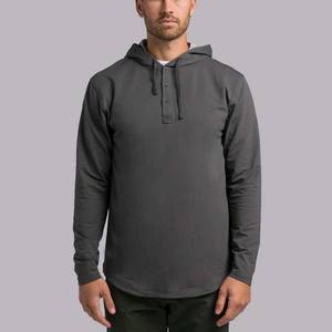 Mens Athletic Custom Loose Fit Ligero Slim Fit Active Jersey Sudadera con capucha Camisetas - Product Image 1