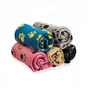 Coperta e Plaid per Animali Domestici in Cotone con Design Impronta di Zampa - Product Image 4