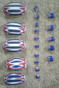 Cuentas de cristal de Murano hechas a mano, joyería de mezcla elegante personalizable, precio bajo, listas para enviar, cuentas sueltas, cuentas de Chevron - Product Image 6