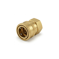 Raccord pneumatique industriel robuste de type japonais, prise rapide en laiton 1-1/4 po, filetage femelle JTSP-114SF