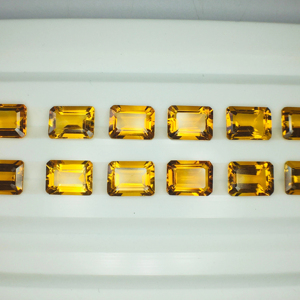 พลอยมรกตสีเหลืองมะนาวธรรมชาติตัดขนาด8*6มม. พร้อมความแวววาวที่ยอดเยี่ยมหินตัดที่สมบูรณ์แบบเหมาะสำหรับการทำเครื่องประดับในราคาที่ถูก - Product Image 5