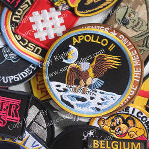 Wholesale Customized Fashion Patches Personalized Embroidered Company Logos for Uniforms Bulk Orders Welcome - Product Image 2