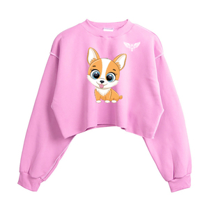 เสื้อสเวตเตอร์คอกลมโอเวอร์ไซส์สำหรับผู้หญิงเสื้อมีฮู้ดแบบสวมหัวเสื้อมีฮู้ดผ้าคอตตอน100% สำหรับฤดูหนาวโลโก้หน้า - Product Image 1