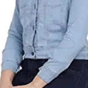 Fabricant de vêtements en gros, vestes en jean courtes avec emballage personnalisé, vestes de couleur unie - Product Image 6