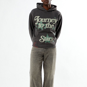 Sweat à capuche unisexe avec imprimés graphiques et citations pour hommes et femmes - Product Image 3