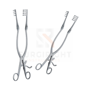 Rétracteur manuel en acier BECKMAN-ADSON pour laminoctomie, certifié CE par Surgiright Instruments - Product Image 3