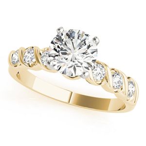 Round Cut Moissanite Prong Setting Bridal <b>Set</b> Heavy Design <b>Sterling</b> <b>Silver</b> Wedding <b>Ring</b> for Women - Product Image 3